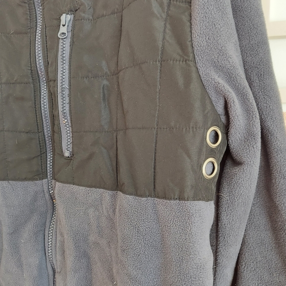 ๐๐ = 5/$25-Gray fleece jacket, XL, NWOT - Picture 4 of 8
